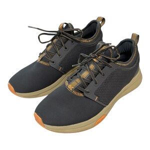 KURU Atom Shoes Womens 9 Gray Orange Mesh Athletic Sneakers Comfort 20563590